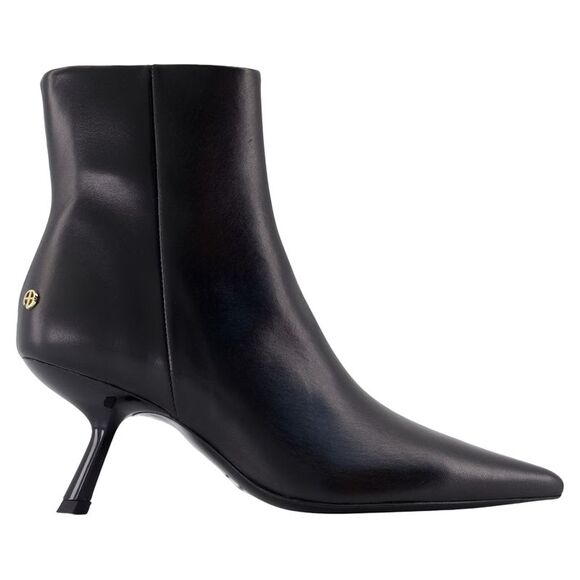 Hilda Ankle Boots - ANINE BING - Leather - Black - Picture 1 of 2